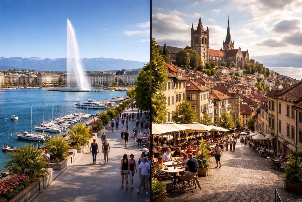 découvrez les avantages et les différences entre genève et lausanne pour vous aider à choisir la ville idéale où vivre en suisse.