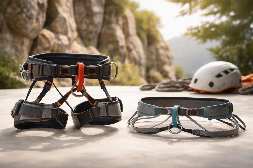 découvrez les différences entre harnais et baudrier et apprenez comment choisir l'équipement idéal pour votre sécurité et confort lors de vos activités en hauteur.