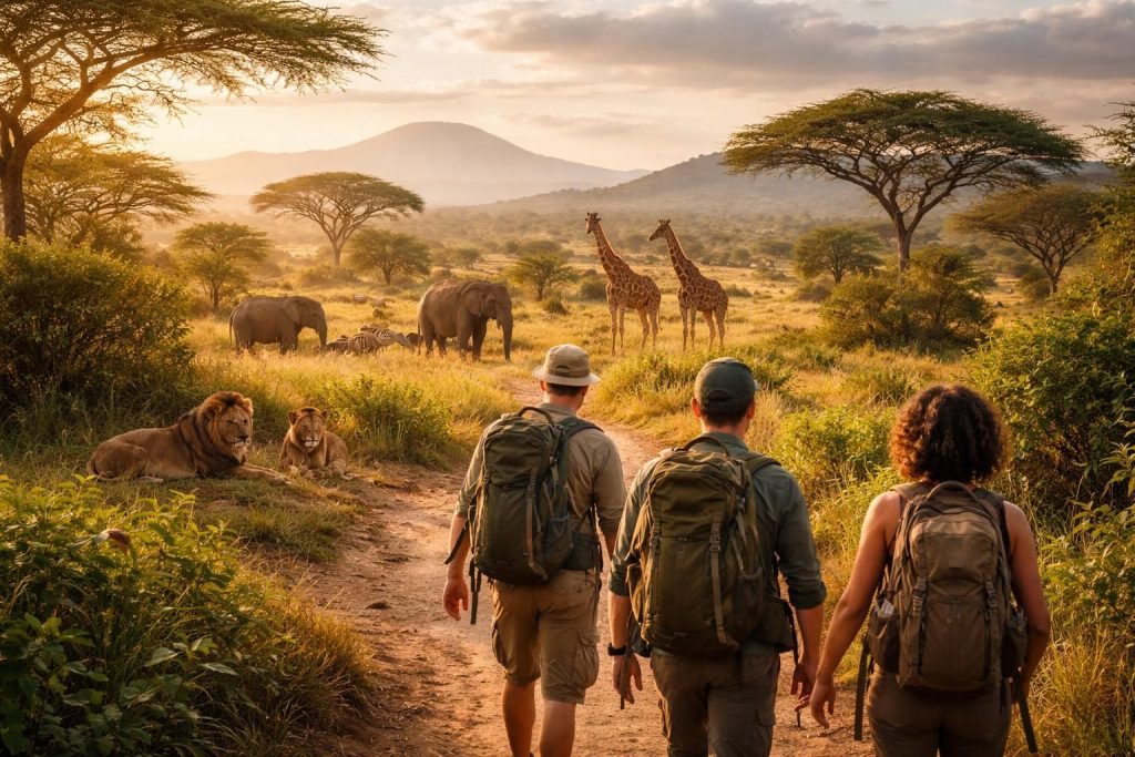 découvrez comment combiner randonnées et safaris pour une aventure unique et une immersion totale dans la nature sauvage de la tanzanie.