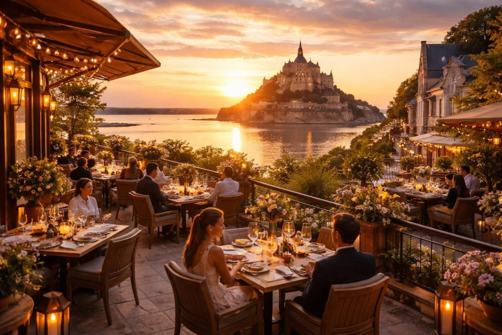 découvrez les meilleurs restaurants offrant une vue imprenable sur le mont saint michel. où manger pour savourer des plats délicieux tout en profitant d'une expérience inoubliable face à ce site exceptionnel.