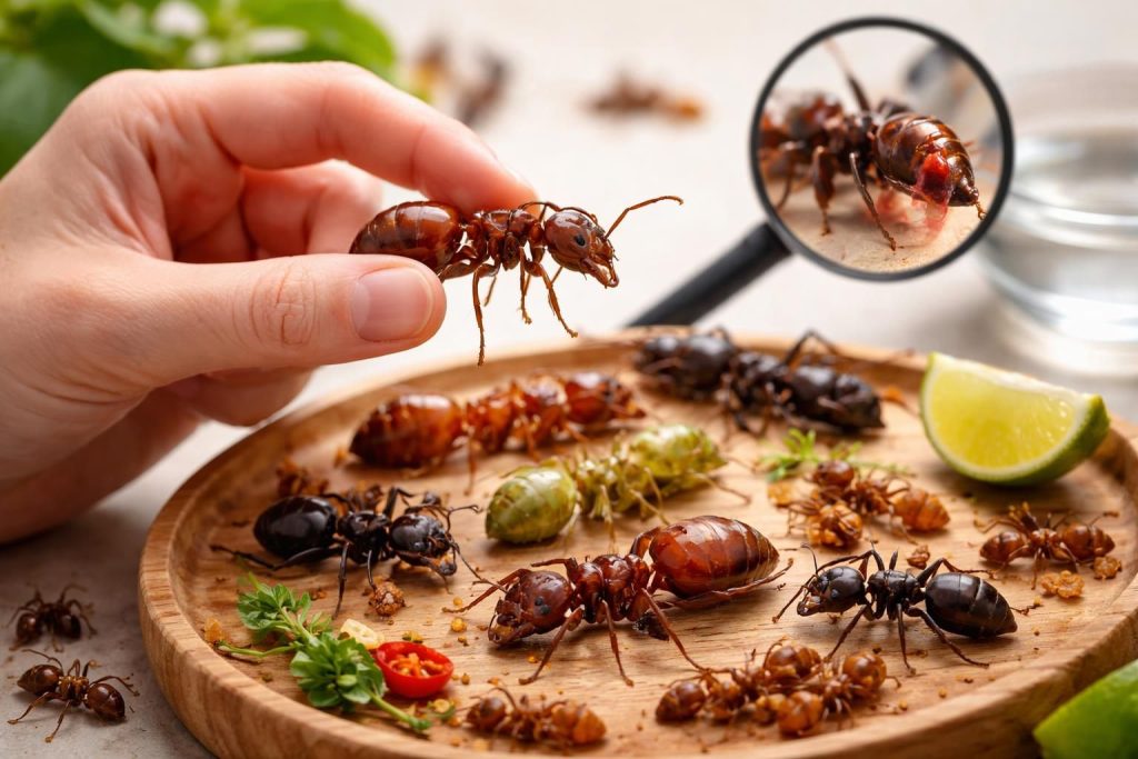 découvrez le goût unique des fourmis, les risques liés à leur consommation et les espèces comestibles à intégrer dans votre alimentation.